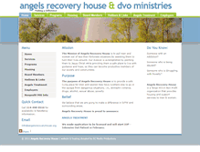 Tablet Screenshot of angelsrecoveryhouse.org